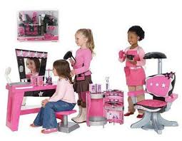 Robot Check Kids Hair Salon Baby Doll Furniture Toddler Girl Gifts