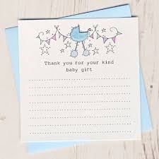 Check spelling or type a new query. Baby Gift Thank You Cards
