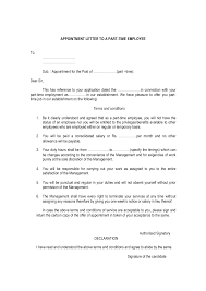 Sample letter of appointment of lawyer malaysia. Http Chandakchambers Com Model 20pro Forma Appointment Part Time Pdf