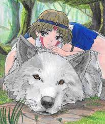 San And Wolf 2 By Milexsan Princess Mononoke Fairytale Art Anime Wolf