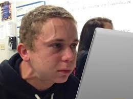 Hack meme | Staring at screen meme, Guy thinking meme template, Laughing at