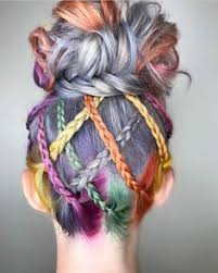 Regenbogen Haar 30 Verruckte Regenbogen Haar Farbeninspirationen Coole Haarfarben Lila Haarfarbe Silberne Haarfarben