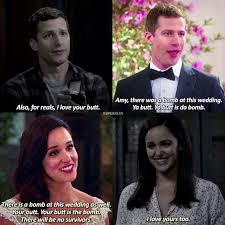 It is set in the 99th precinct of the … Jake Peralta X Amy Santiago B99 Brooklyn99 Peraltiago Brooklyn Nine Nine Funny Brooklyn Nine Nine Jake And Amy