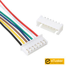 Rj45 wiring pinout for crossover and straight through lan ethernet network cables. Jst Xh Wire Connector And Socket 7 Pin Etusker