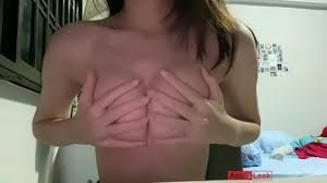 Cute Asian Playing with her tits - ThisVid.com