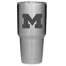 Yeti University Of Michigan 30oz Stainless Steel Rambler Tumbler