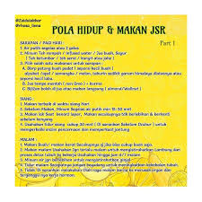 Pola Makan Jsr Resep Sehat Infused Water Hidup Sehat