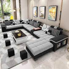 Source Bellagio U Shape Large Fabric Couch Modern Corner Sofa Living Room U Shaped Colour Select Corner Sofa Design Living Room Sofa Design Living Room Sofa