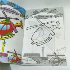 Mewarnai gambar pesawat terbang yang bagus coloring raskraski. Buku Mewarnai Mewarnai Pesawat Terbang Shopee Indonesia