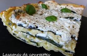Lasagnes De Courgettes Brousse De Brebis Et Creme D Ail Lasagne Courgette Lasagnes Recettes De Cuisine