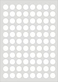Tanti fogli a quadretti da stampare gratuitamente. Etichette Adesive Tonde 20 Mm