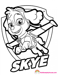Free coloring pages paw patrol. Paw Patrol Chase Drawing Free Download On Clipartmag Coloring Home