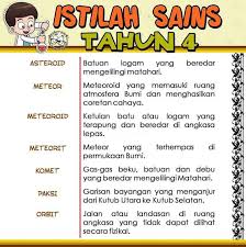 Layari dan langgan modul pembelajaran l. Istilah Sains Tahun 4 Kssr