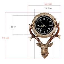 75 inspiring blue living rooms. Art Deco Wall Clock Resin Glass Antler Gold Silver Blue Living Room