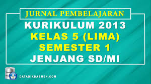 (a) memperoleh keyakinan terhadap kebesaran tuhan yang maha esa berdasarkan keberadaan, keindahan dan. Jurnal Pembelajaran Tematik Kelas 5 Semester 1 Sd Mi Kurikulum 2013 Tahun Pelajaran 2021 2022 Datadikdasmen Com