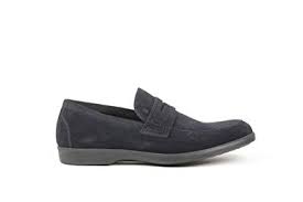 Fratelli Rossetti Mens 44612pl02802 Blue Suede Loafers