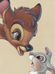 Bambi And Thumper Best Of Friends Print Allposters Com Animation Disney Dessins Animes Disney Art Disney