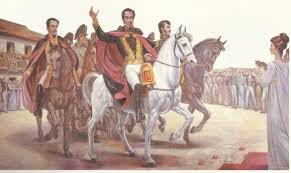 Biografia De Simon Bolivar Y Antonio Jose De Sucre Entrada De Bolivar A Santa Fe De Bogota 1819 Historia De Colombia Bolivar Libertador Simon Bolivar