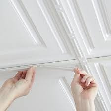 Decorative Strips Are Designed To Cover Drop Ceiling Grid In Suspended Installations And The Joints Between Ceiling Tiles In Glue Nail U Moms House Dropp