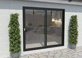 Patio doors and door walls for manufactured homes. Climadoor Part Q 2100mm Black Aluminium Sliding Doors Lh Sliding Rh Fixed Express Doors Direct