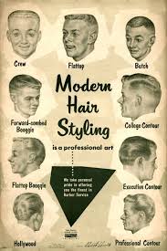 The best 1950s hairstyles for men weren't inspired by fictional characters like don draper. 1950s Mens Hairstyles Art Print Barber Hair Styles Mid Century Hollywood For Sale Online Ebay