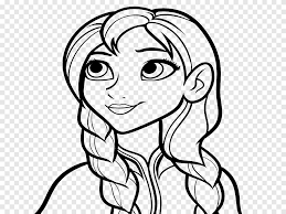 Czy podoba ci się ta kolorowanka? Anna Elsa Olaf Kristoff Frozen Anna Ania Apel Png Pngegg