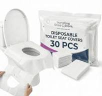50 Pc Disposable Toilet Seat Covers Paper Sanitary Bath Travel Biodegradable