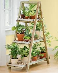 Upcycling Leiter Holz Regal Haus Wintergarten Klei Haus Holz Klei Leiter Regal Upcycling Wi Krautergarten Drinnen Diy Blumenstander Pflanzenstander