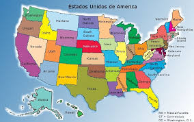 Debatir A Xeografia Estados Unidos Mapa De Estados Unidos Estados Unidos De America Estados Unidos