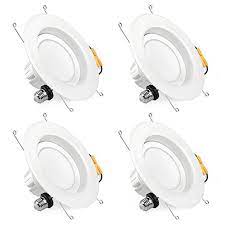 It is suitable for numerous types of ceilings. 780lm Retrofit Led Recessed Lighting Fixture Shine Hai 4 Inch Led Recessed Lighting 65w Equivalent Dimmable 4in Led Downlight 9w 4000k Daylight White 12 Pack Outdoor Decor Patio Lawn Garden Fcteutonia05 De