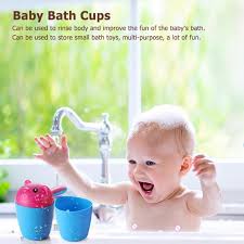 Baby Cartoon Cat Bathing Shower Cup Newborn Baby Shampoo Bailer Water Ladle Uk Other Baby Rainx Cl