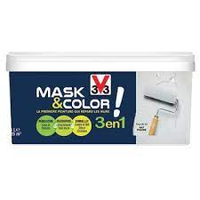 Comme le bleu majorelle, le bleu klein est. Peinture De Renovation Multi Supports V33 Mask Color Bleu Nuit Mat 2 5l Castorama