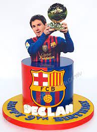 There are levels to this goat sh*t. Fc Barcelona Messi Cake
