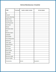 How would your company do during an osha fire extinguisher inspection? Free Printable Maintenance Checklist Template Zitemplate