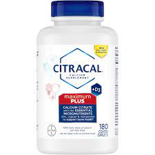 Supports healthy immune system function and a healthy gi tract. Citracal Maximum Plus Calcium Citrate With Vitamin D3 Caplets 180ct Walmart Com Walmart Com