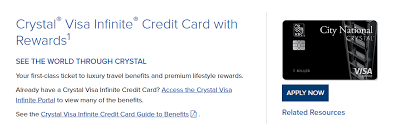 Welcome to cnb's new credit card link. It S Now Possible To Apply For The City National Bank Visa Infinite Card Online No Longer Working Doctor Of Credit