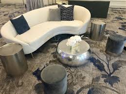 The shimmer of the mahdavi end table is the perfect coffee table to use with your global style. Hammered Silver Coffee Table