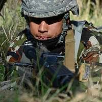 Maj. Gen. Ronald P. Clark awards Capt. Kimberly