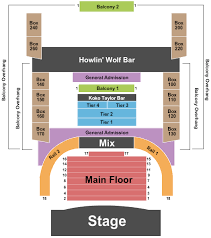 house of blues seating chart chicago