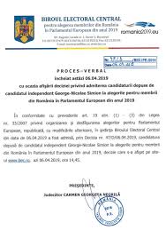 Duminica, 07 aprilie 2019, ora 09:12. Inca Doi Candidati Independenti La Europarlamentare Iata Lista Tuturor Candidaturilor Mobile
