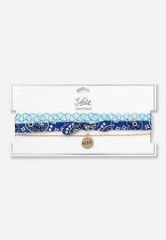Brave Bandana Choker 3 Pack Justice Friend Jewelry Chokers Chokers For Kids