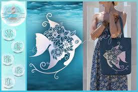 Download Fish Svg Angel Fish Floral Mandala Zentangle Svg 967684 Cut Files Design Bundles