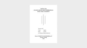 Cover word chemistry assignment 7. 60 Contoh Cover Makalah Kuliah Sma Baik Benar Menarik