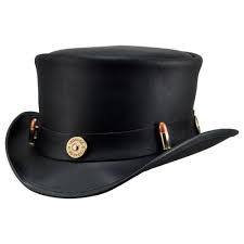 Marlow Top Hat Bullet Band In 2021 Leather Top Hat American Hat Makers Leather Top