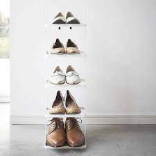Tower Shoe Rack Whitedefault Title In 2021 Shoe Closet Diy Vertical Shoe Rack Shoe Storage Wayfair