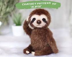 Crochet Bunny Pattern Amigurumi Toy Pattern Plush Bunny Etsy In 2020 Sloth Stuffed Animal Stuffed Animal Patterns Crochet Sloth