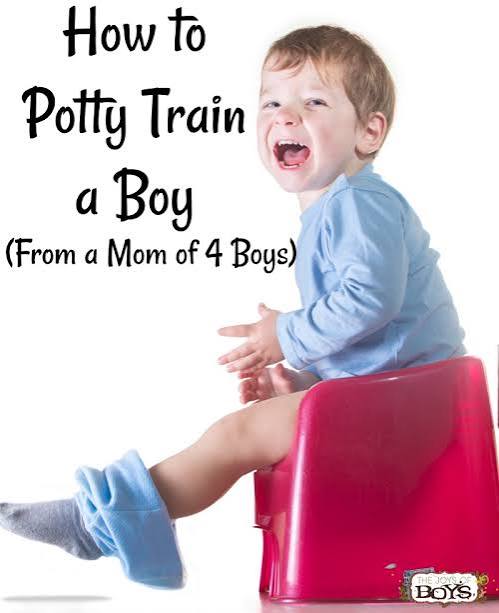 How to Potty Train a Boy (From a Mom Who's Done it FOUR Times!)