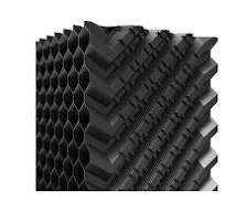 Evaporative pad made of self-extinguishing PVC launched