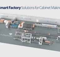 Intelligent factory furniture production line solution