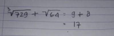 Simbol adalah akar kubik (akar pangkat tiga) dari a. 3 Akar Dari 729 Akar 64 Brainly Co Id